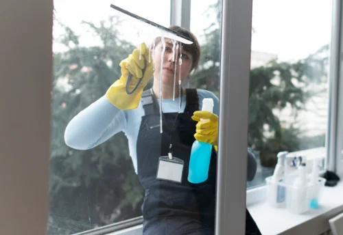 Nettoyage de vitres intérieures et extérieures à Auriac-Lagast